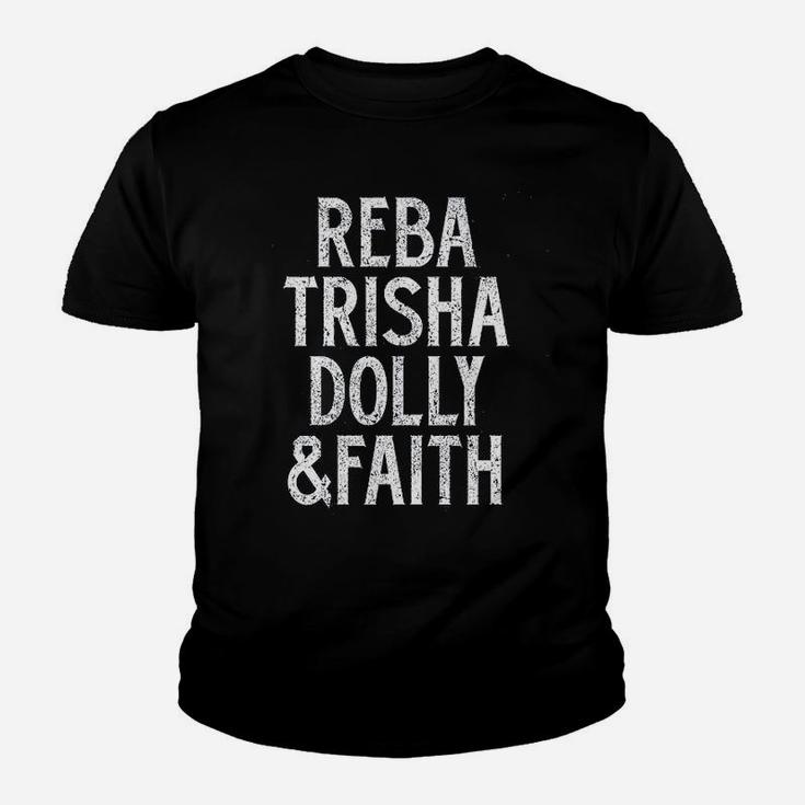 Country Casuals Reba Trisha Dolly Faith Youth T-shirt