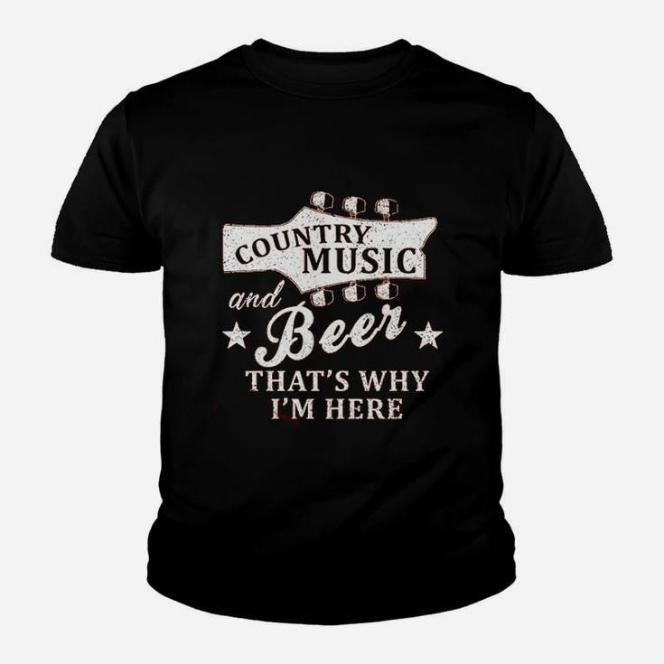 Country Music Beer Summer Youth T-shirt