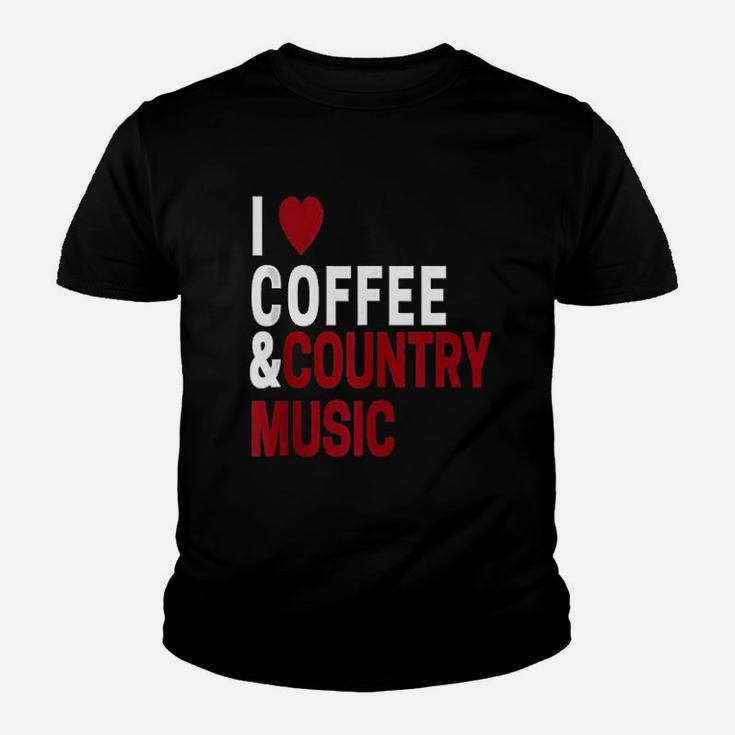 Country Music Lover Gifts I Love Country Music Youth T-shirt