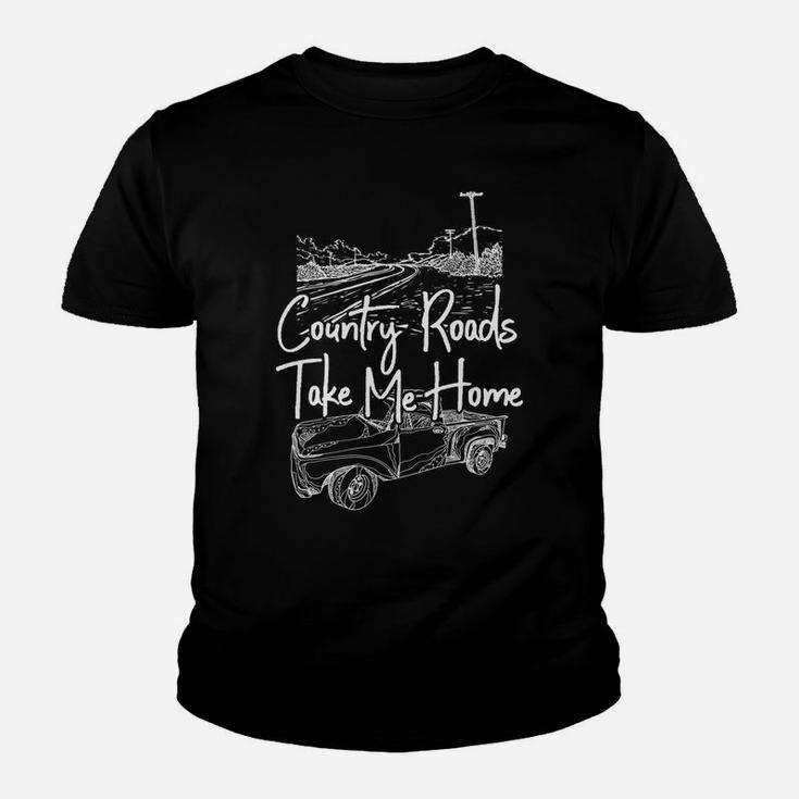 Country Roads Take Me Home Youth T-shirt