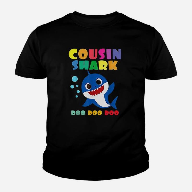 Cousin Shark Doo Doo Funny Baby Mommy Kids Youth T-shirt