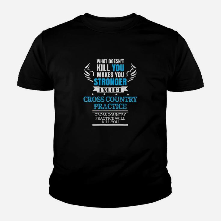 Cross Country Runner Cross Country Practice Gift Youth T-shirt