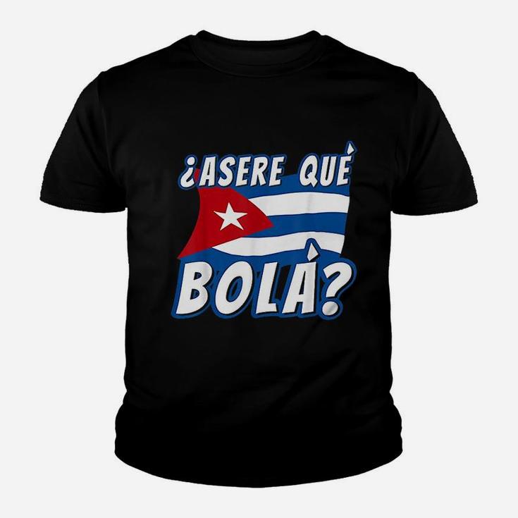 Cuba Flag Asere Que Bola Youth T-shirt