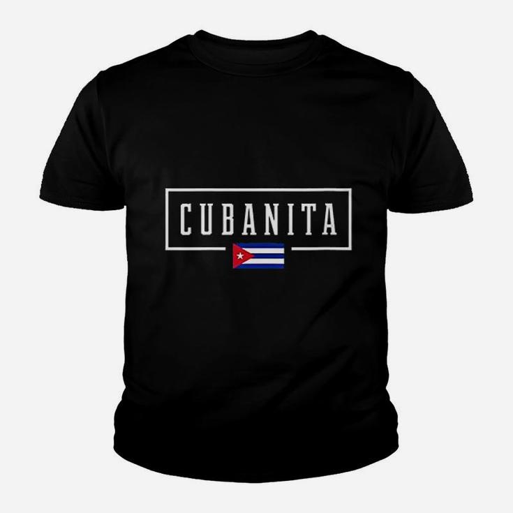 Cubanita Cuba Cuban Flag Youth T-shirt