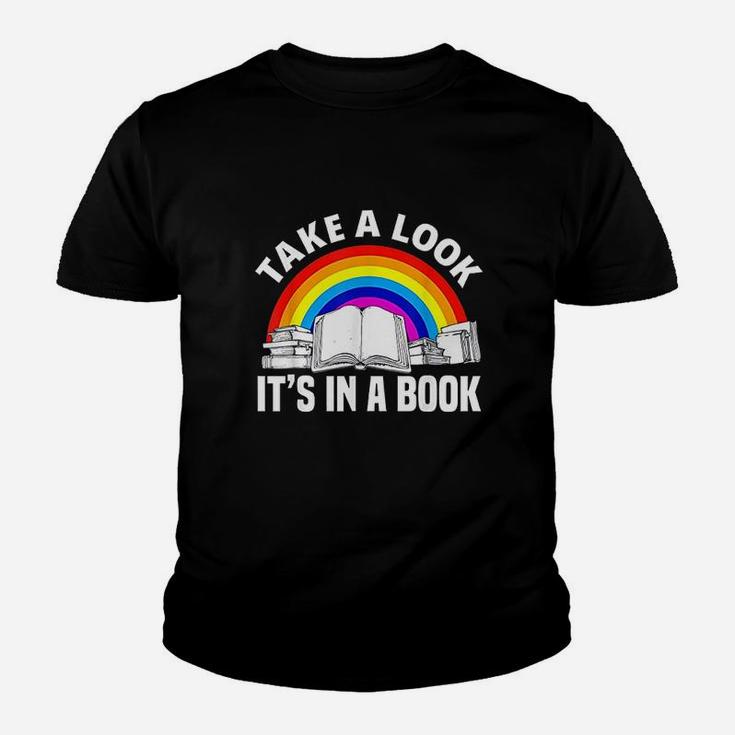 Cute Book Reader Rainbow Book Youth T-shirt