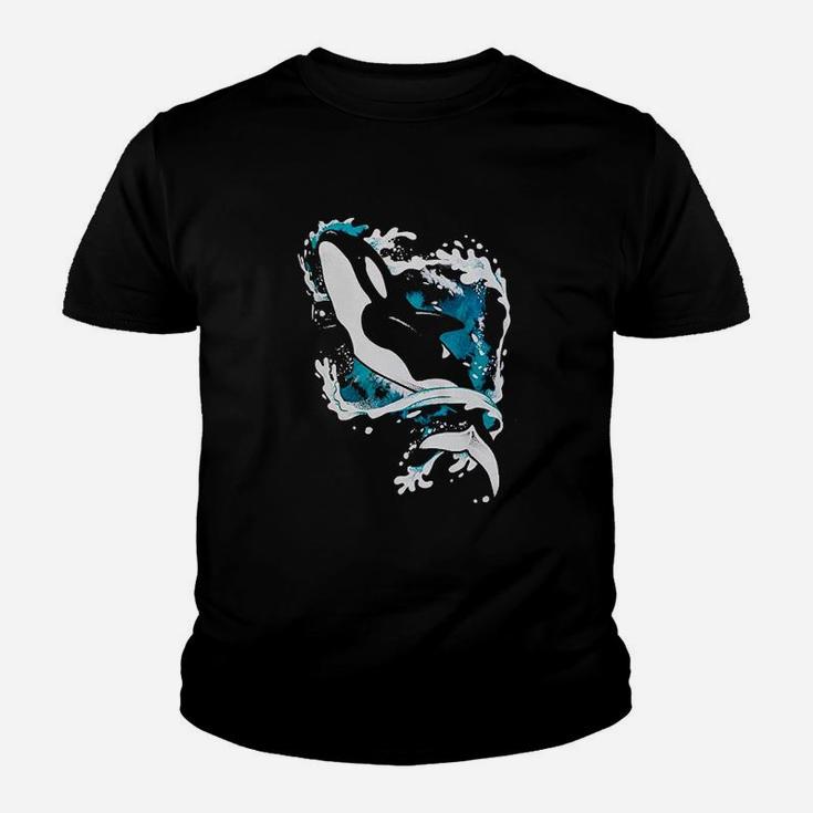 Cute Cool Ocean Wildlife Killer Whale Sea Youth T-shirt