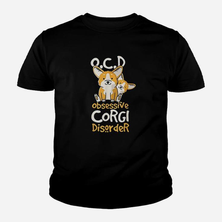Cute Funny Ocd Obsessive Corgi Disorder Dog Gift Youth T-shirt