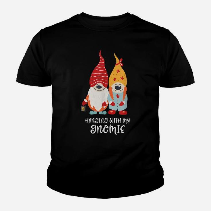 Cute Gnomes Dwarfs - Hanging With My Gnomie Youth T-shirt