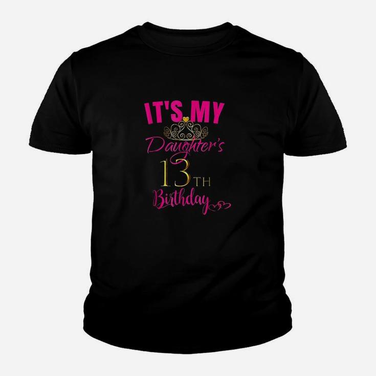 Cute Its My Daughters 13Th Birthday Party Outfit Youth T-shirt