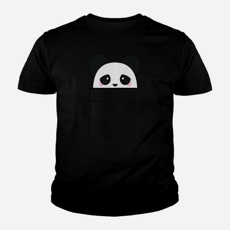 Cute Panda Pocket Shirt Gift For Men Women Youth T-shirt