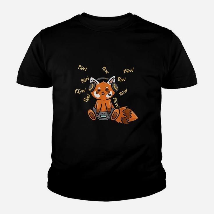 Cute Red Cat Gaming Youth T-shirt