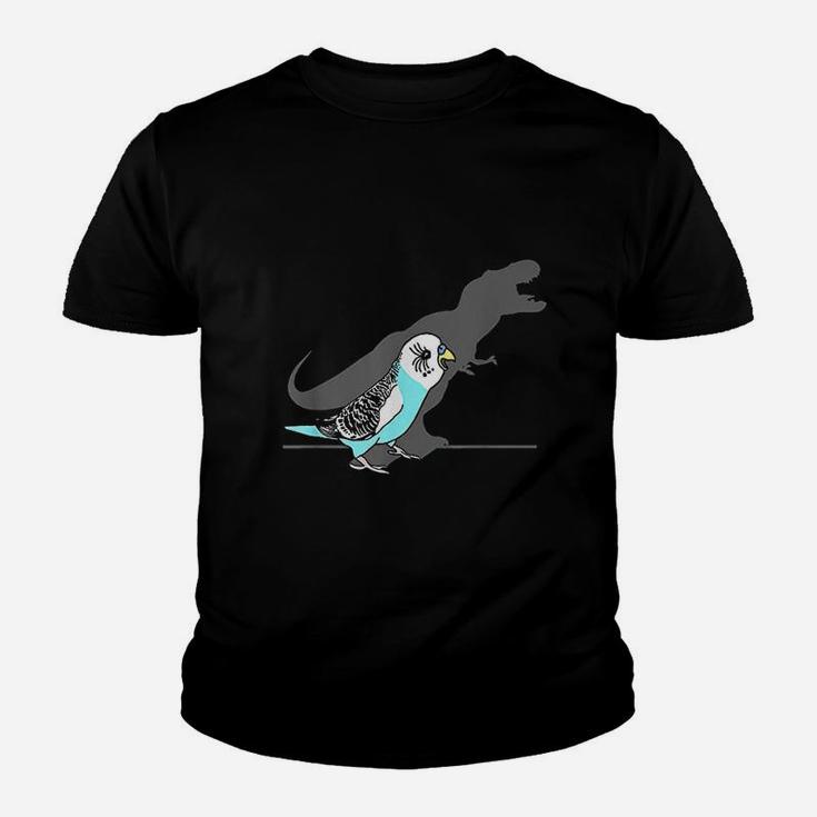 Cute Trex Blue Budgie Funny Birb Memes Screaming Parrot Youth T-shirt
