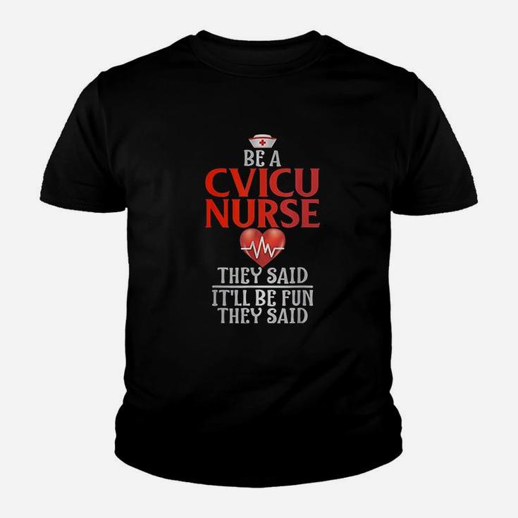 Cvicu Nurse Funny Nurses Gift Nursing Rn Bsn Ccu Youth T-shirt