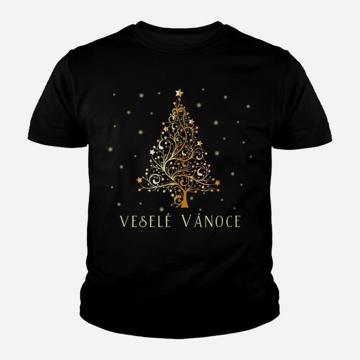 Czech Republic Christmas Tree Ornament Decoration Star Xmas Youth T-shirt