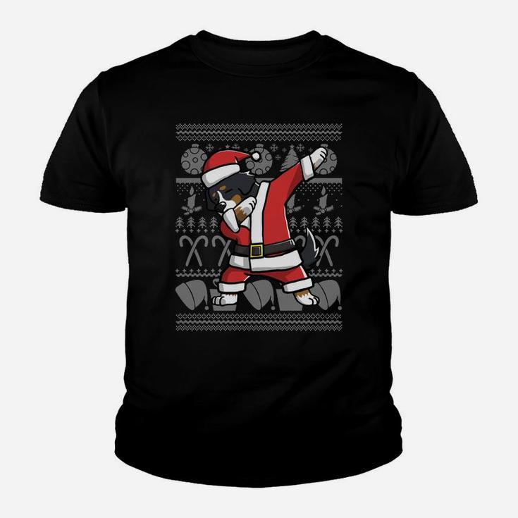 Dabbing Bernese Mountain Dog Dab Dance Christmas Gift Sweatshirt Youth T-shirt