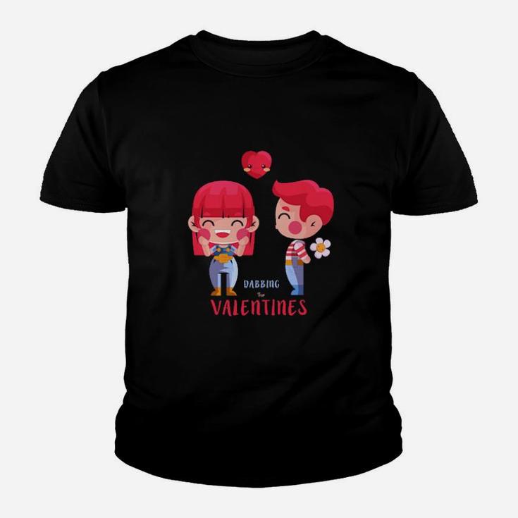 Dabbing For Valentines Youth T-shirt