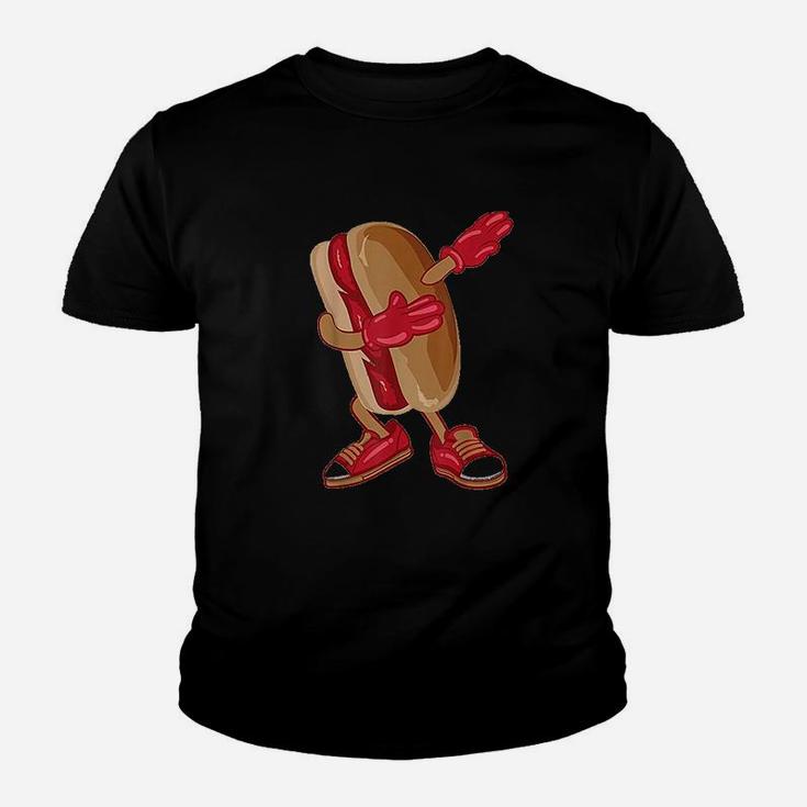 Dabbing Hot Dog  Cool American Hot Dog Sandwich Gift Youth T-shirt