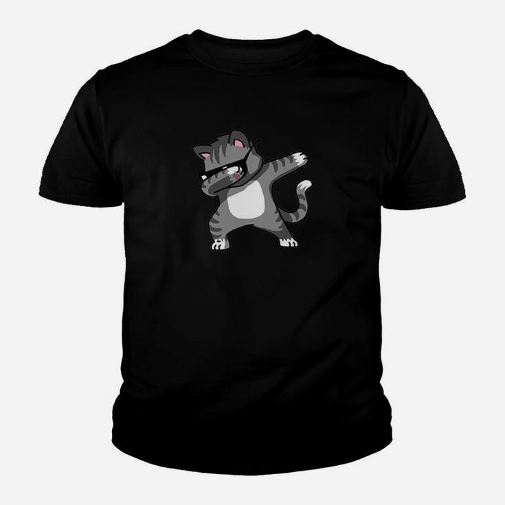 Dabbing Cat Funny Dab Hip Hop Kinder T-Shirt