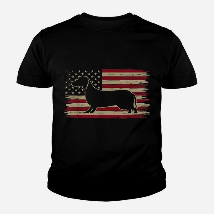 Dachshund Dad Weiner Weenie Apparel Dog Lover Holder Design Youth T-shirt