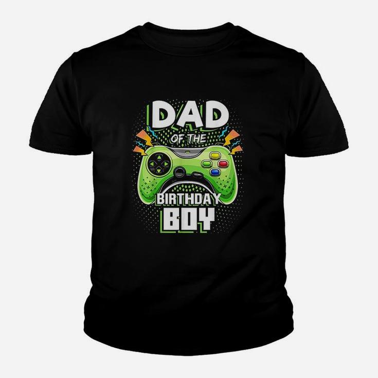 Dad Of The Birthday Boy Matching Video Gamer Birthday Party Youth T-shirt