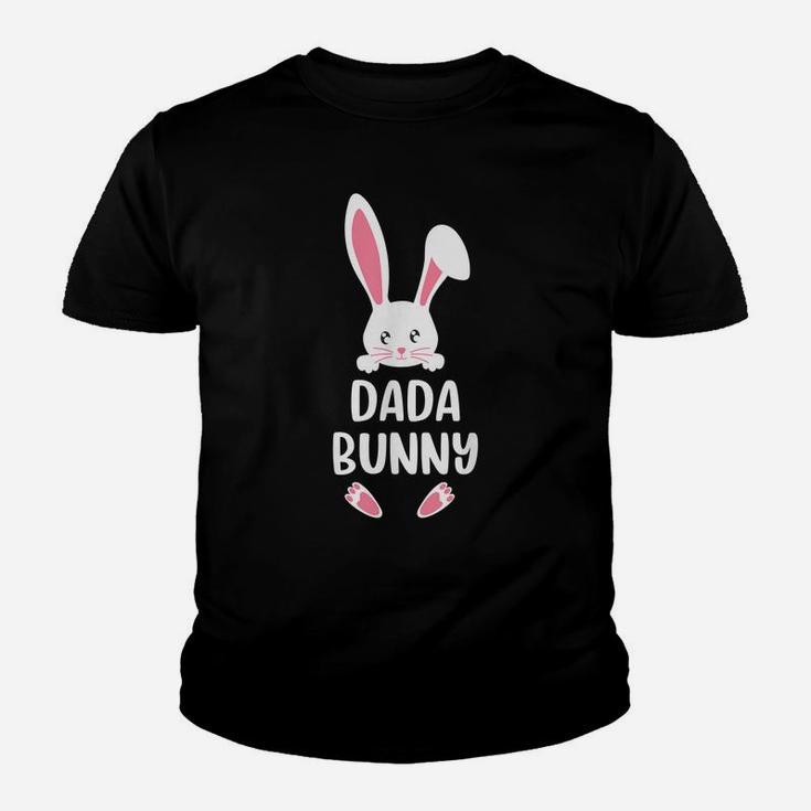 Dada Bunny Funny Matching Easter Bunny Egg Hunting Youth T-shirt