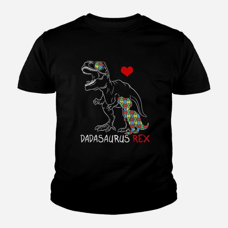 Dadasaurus Daddy Rex Awareness Proud Dad Fathers Day Youth T-shirt