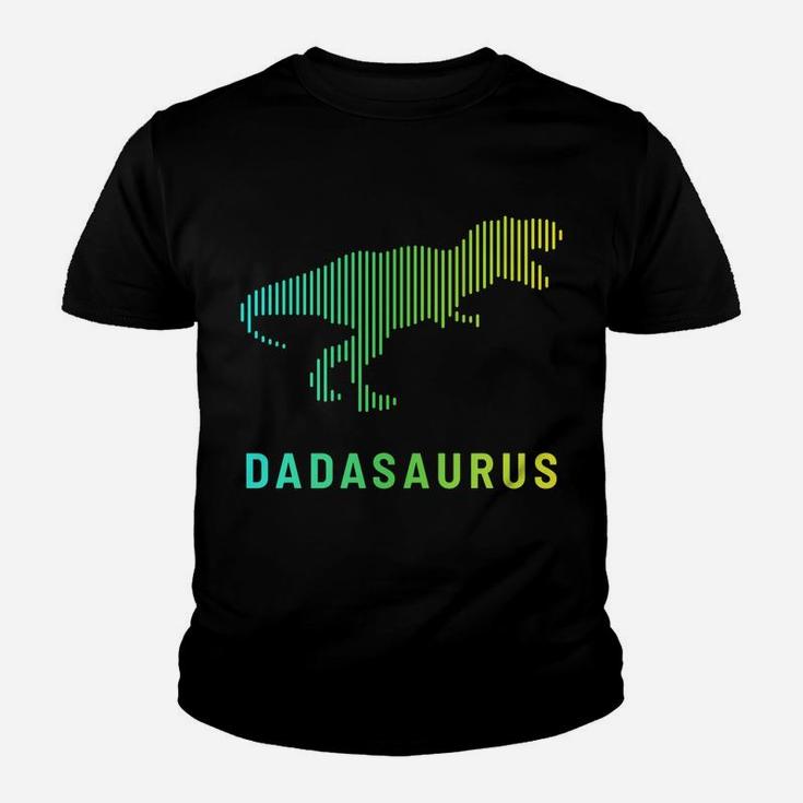 Dadasaurus Dinosaur Best Dad Daddy Saurus Rex Fathers Day Youth T-shirt