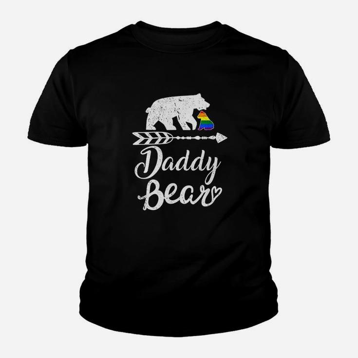 Daddy Bear Lgbt Rainbow Pride Gay Lesbian Youth T-shirt