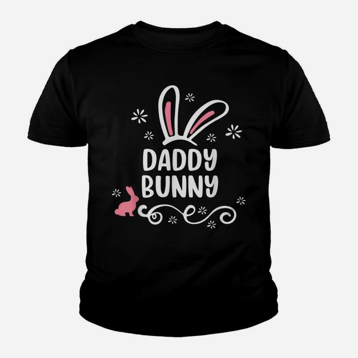 Daddy Bunny Funny Matching Easter Bunny Egg Hunting Youth T-shirt