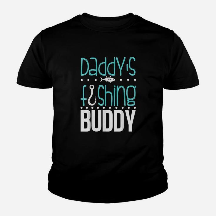 Daddys Fishing Buddy Funny Father Kid Matching Youth T-shirt