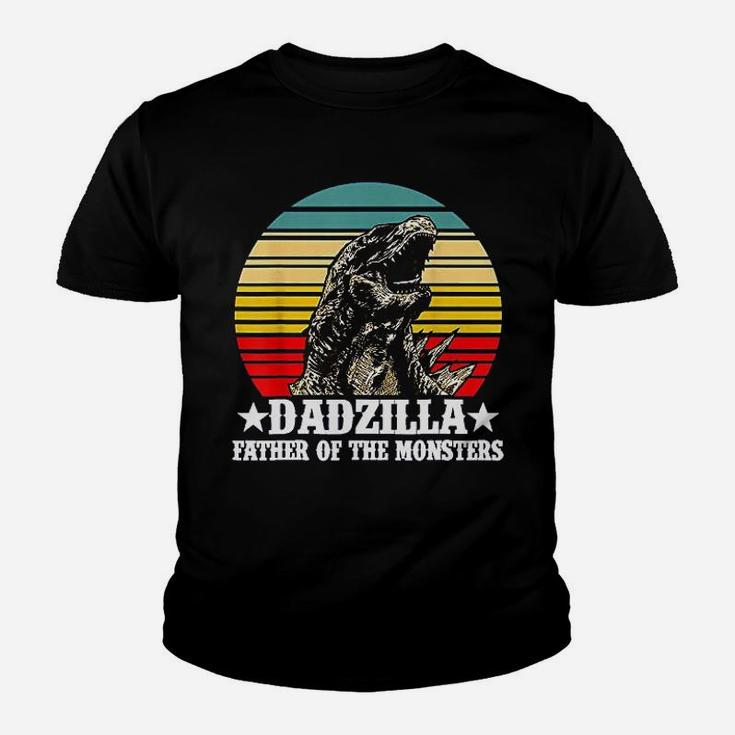 Dadzilla Father Of The Monsters Dinosaur Youth T-shirt