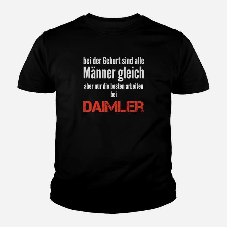 Daimler-Mitarbeiter Stolz Kinder Tshirt, Schwarzes Herren Spruch Tee