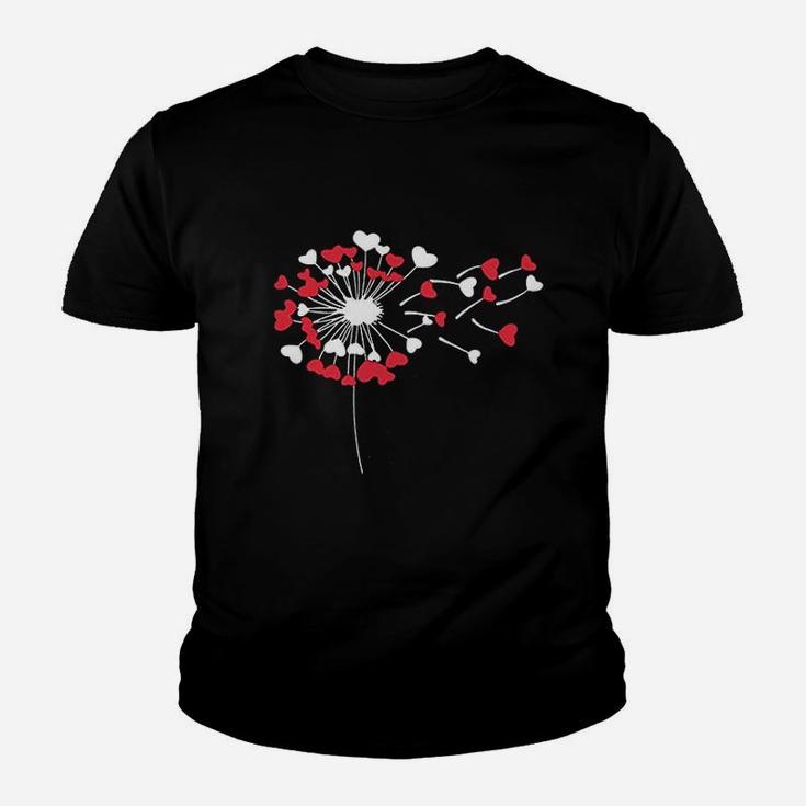 Dandelion Plus Women Valentines Day Heart Youth T-shirt