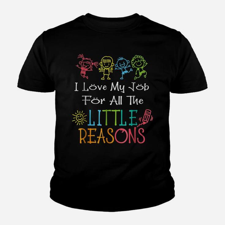 Daycare Teacher I Love My Job For All The Little Reasons Youth T-shirt