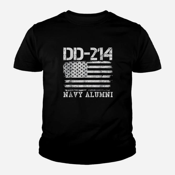 Dd214 Navy Alumni  Distressed Vintage Youth T-shirt
