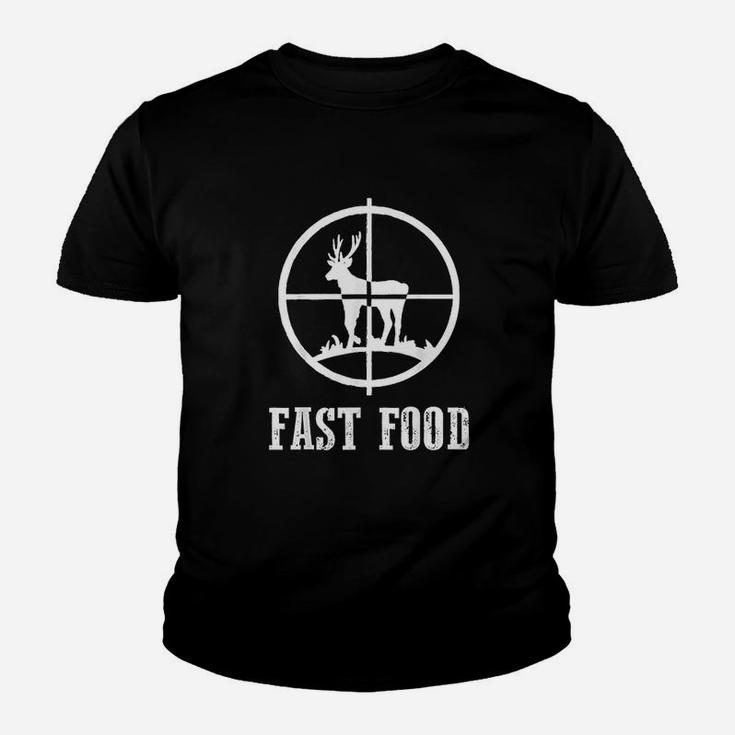 Deer Bow Hunting Funny Hunter Fast Food Gift Youth T-shirt