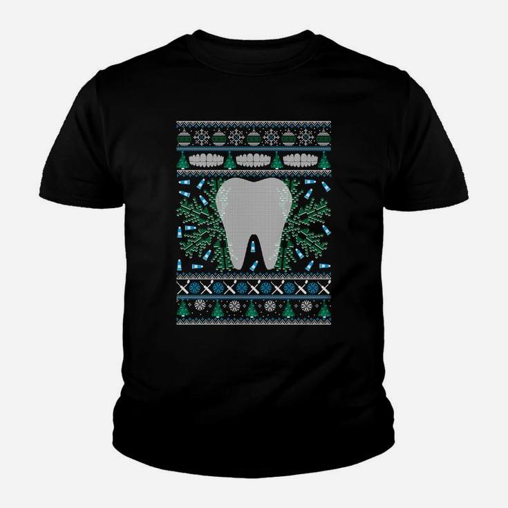 Dental Hygienist Ugly Christmas Sweatshirt Funny Holiday Youth T-shirt