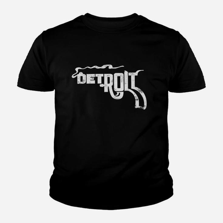Detroit Smoking Distressed Vintage Style Youth T-shirt