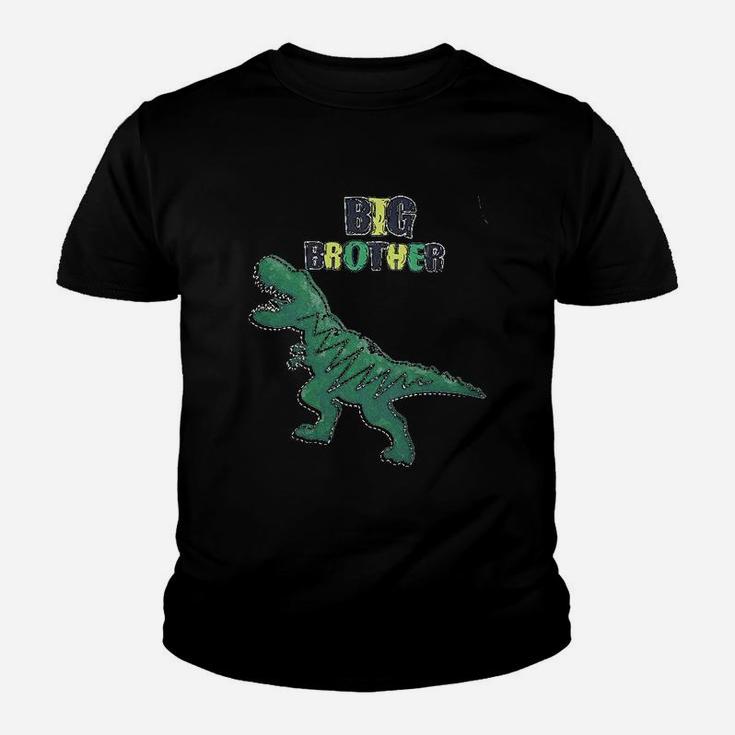 Dinosaur Big Brother Announcement Sibling Outfits Youth T-shirt
