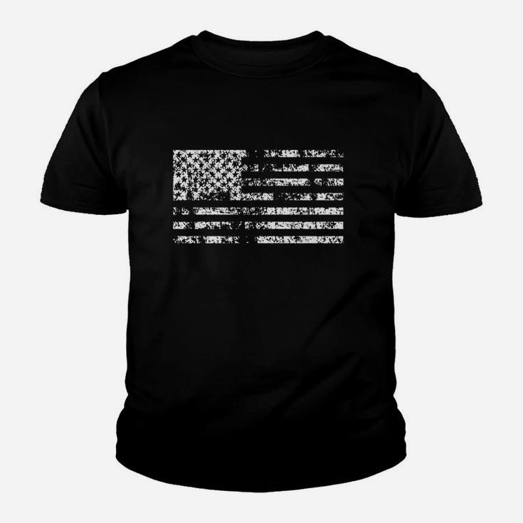 Distressed American Flag Patriotic July 4Th Youth T-shirt