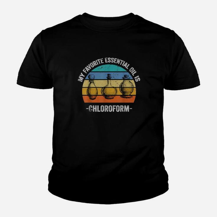 Distressed Vintage Retro My Favorite Essential Oil Youth T-shirt