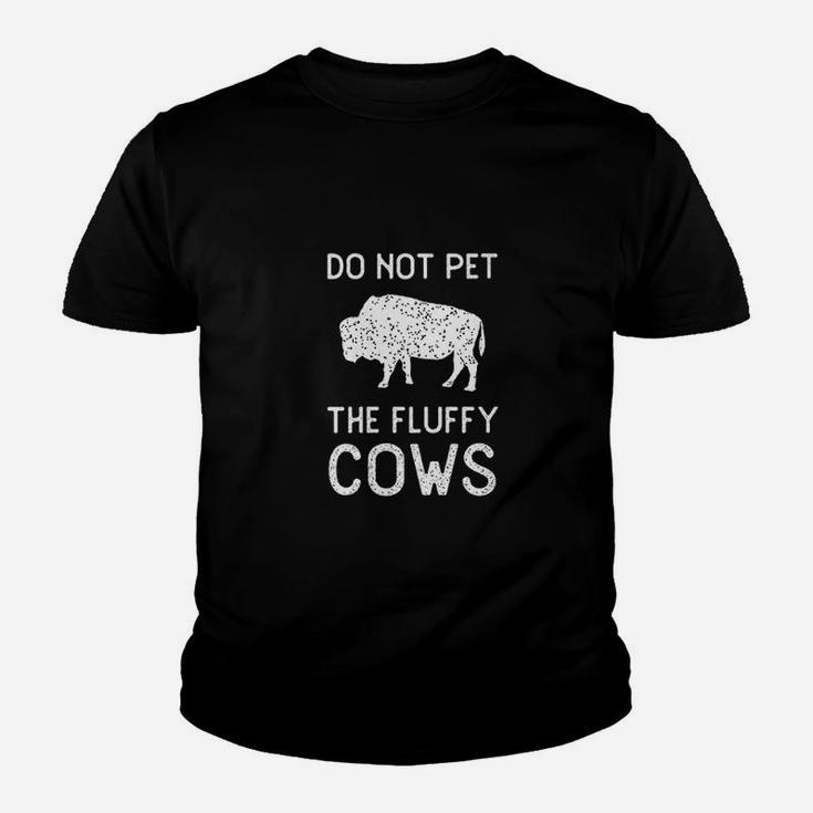 Do Not Pet The Fluffy Cows Vintage Youth T-shirt