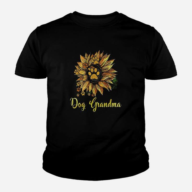 Dog Grandma Sunflower Funny Cute Family Gifts Youth T-shirt