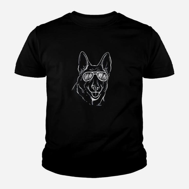 Dog Lover Gift German Shepherd Sunglasses Dog Gift Youth T-shirt