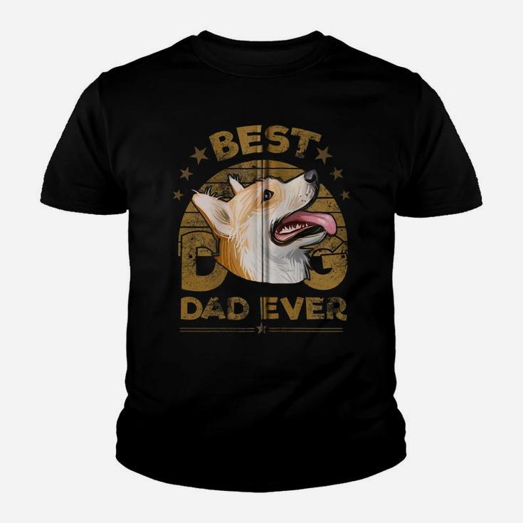 Dogs 365 Best Corgi Dog Dad Ever Gift For Men Zip Hoodie Youth T-shirt
