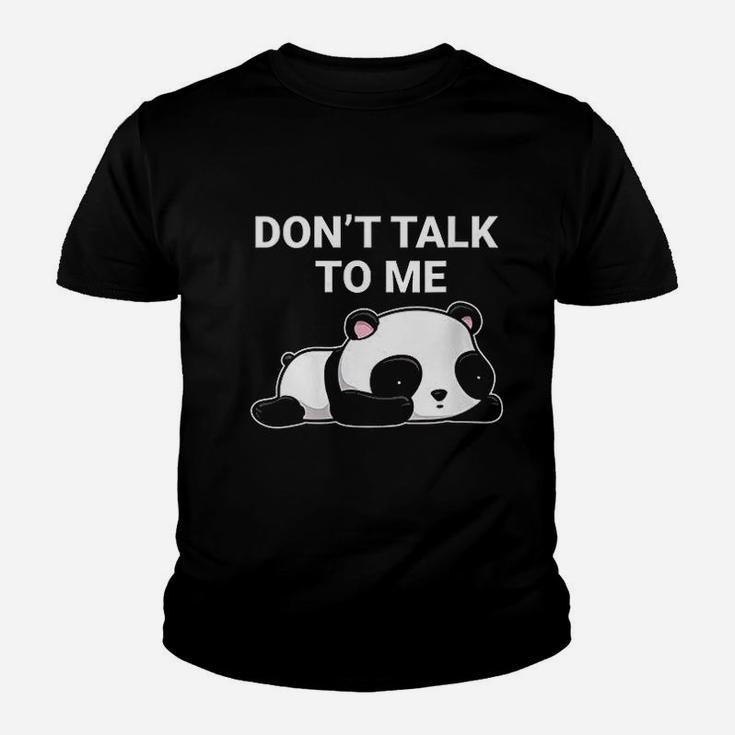 Dont Talk To Me Kawaii Panda Bear Youth T-shirt