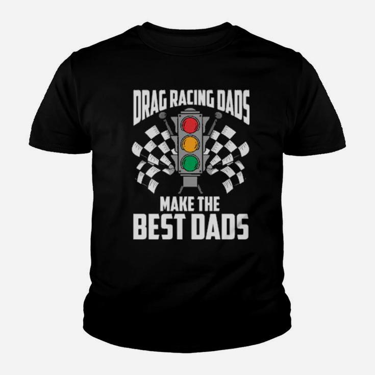 Drag Racing Mechanic Dad Dragster Daddy Racer Youth T-shirt