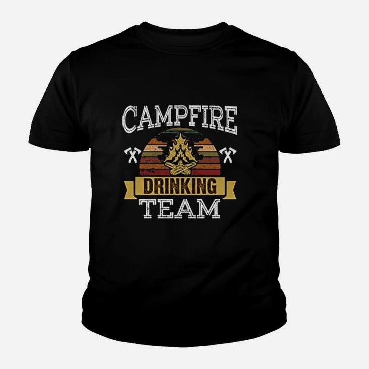 Drinking Team Camping Lovers Camper Gift Youth T-shirt