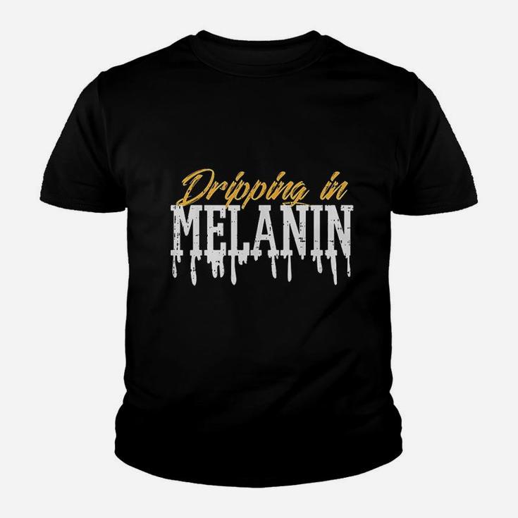 Dripping In Melanin Youth T-shirt