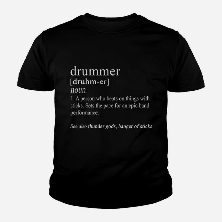 Drummer Definition Youth T-shirt